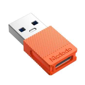 OTG преходник (OT-6550) - Mcdodo - Type-C към USB 3.0, бърза синхронизация - Оранжево