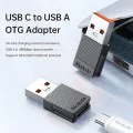 OTG преходник (OT-6970) - Mcdodo - Type-C към USB 3.0, 5A, бърза синхронизация - Черно