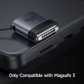 OTG адаптер (OT-6850) за MacBook Air/Pro - Mcdodo - Type-C към MagSafe 3, 140W, алуминиев, LED индикатор - Черно
