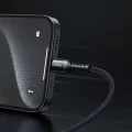 Кабел за данни – Mcdodo (CA-5641) – Type-C → Type-C, найлон оплетка, алуминий, PD60W, 1m – Черен