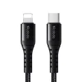 Кабел за данни – Mcdodo (CA-5631) – Type-C → Lightning, найлон оплетка, алуминий, PD36W, 1m – Черен