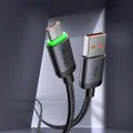 Кабел за данни – Mcdodo (CA-3990) – USB → Micro-USB, найлон оплетка, алуминий, QC4.0, 1m – Черен