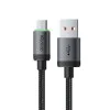 Кабел за данни – Mcdodo (CA-3990) – USB → Micro-USB, найлон оплетка, алуминий, QC4.0, 1m – Черен