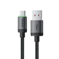 Кабел за данни – Mcdodo (CA-3990) – USB → Micro-USB, найлон оплетка, алуминий, QC4.0, 1m – Черен