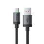 Кабел за данни – Mcdodo (CA-3990) – USB → Micro-USB, найлон оплетка, алуминий, QC4.0, 1m – Черен