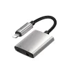 Аудио адаптер Wales Series (CA-5540) - Mcdodo - Lightning към Lightning + Jack 3.5мм, 12.5см - Сиво
