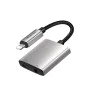Аудио адаптер Wales Series (CA-5540) - Mcdodo - Lightning към Lightning + Jack 3.5мм, 12.5см - Сиво