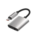 Аудио адаптер Wales Series (CA-5050) - Mcdodo - Type-C към Type-C + Jack 3.5мм, PD 60W - Сиво
