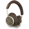 Guess - Безжични слушалки 4G Classic Logo (GUBHC15P4MRSCW) - Bluetooth, ANC, На ушите, Еко кожа - Кафяви