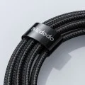 Кабел за данни – Mcdodo (CA-1070) – USB 2.0 → Micro-USB, цифров дисплей, найлон оплетка, алуминий, 3A, 1.2m – Черен