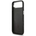 Калъф за iPhone 17 Air - Karl Lagerfeld Leather Karl Pin MagSafe - Черен