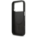 Калъф за iPhone 17 Pro - Karl Lagerfeld - Leather Karl Pin MagSafe (KLHMP17LPSMLRKLK) - Черен
