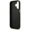 Калъф за iPhone 17 - Karl Lagerfeld - Leather калъф Choupette с щифт MagSafe (KLHMP17SPSMLRCHK) - Черен