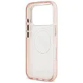 Калъф за iPhone 17 Pro - Karl Lagerfeld - IML Glitter K&C Heads Logo MagSafe (KLHMP17LHMKBKCHOP) - Розов