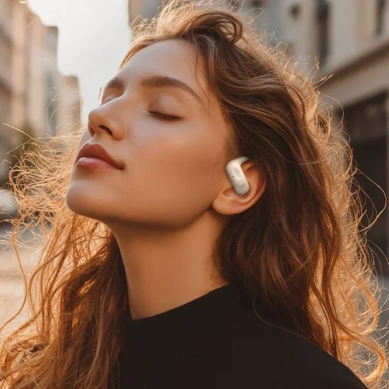 OWS безжични слушалки – Mcdodo Air O2 Series (HP-8050) – Open-Ear, Bluetooth 5.4, ергономични – Черен