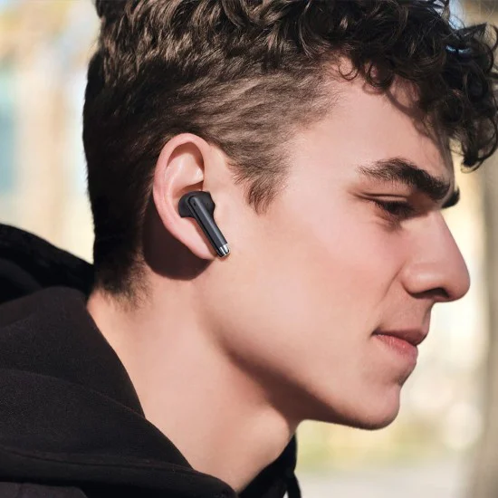 Безжични слушалки – Mcdodo B04 Series (HP-3290) – Bluetooth 5.3, IPX4, TWS, дисплей, връзка за носене – Черен