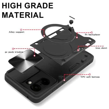 Калъф за OnePlus Nord CE5 - Techsuit - CamGuard Pro - Черен