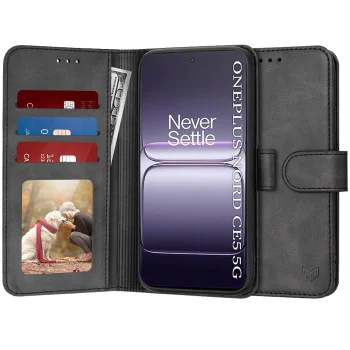 Калъф за OnePlus Nord CE5 - Techsuit - Дневник - Черен