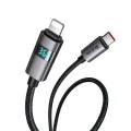 Кабел за данни – Mcdodo (CA-6570) – USB-C → Lightning, LED дисплей, 36W, 1.2m – Черен