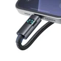 Кабел за данни – Mcdodo (CA-5610) – USB-C → USB-C, LED дисплей, 100W, бързо зареждане, 1.2m – Черен