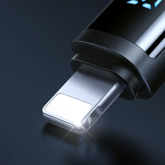 Кабел BAT Series – Mcdodo (CA-5000) – USB-A → Lightning, цифров дисплей, 1.2m – Черен