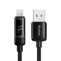 Кабел BAT Series – Mcdodo (CA-5000) – USB-A → Lightning, цифров дисплей, 1.2m – Черен
