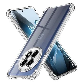 Калъф за OnePlus 13 - Удароустойчив Clear Clear Silicone - Clear