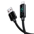 Кабел – Mcdodo (CA-9940) – USB-A → Lightning, 3A, цифров дисплей, 1.2m – Черен