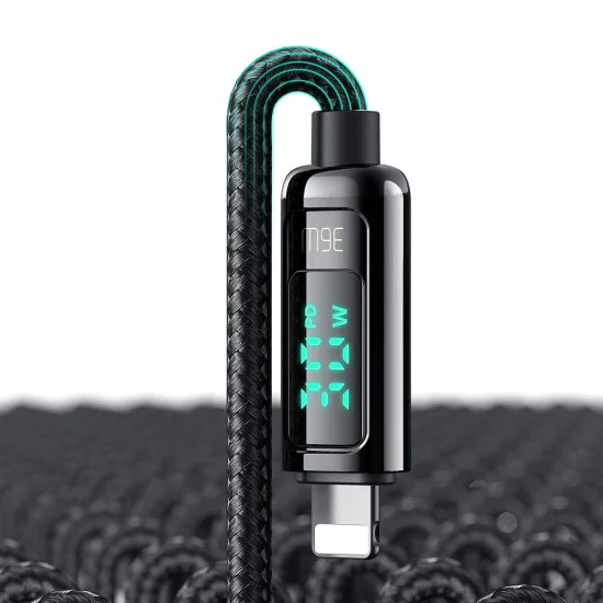 Кабел – Mcdodo (CA-8810) – USB-C → Lightning, 36W, цифров дисплей, 1.2m – Черен