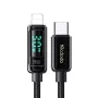 Кабел – Mcdodo (CA-8810) – USB-C → Lightning, 36W, цифров дисплей, 1.2m – Черен