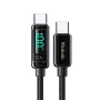Кабел – Mcdodo (CA-8820) – USB-C → USB-C, 100W, цифров дисплей, 1.2m – Черен