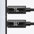 Кабел за данни – Mcdodo (CA-7990) – USB-C → Lightning, двоен LED дисплей, 36W, бързо зареждане, 1.2m – Черен