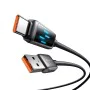 Кабел за данни – Mcdodo (CA-2350) – USB-C → USB-A, 6A, LED дисплей, 1.2m – Черен