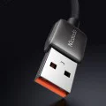 Кабел за данни – Mcdodo (CA-2350) – USB-C → USB-A, 6A, LED дисплей, 1.2m – Черен