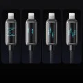 Кабел за данни – Mcdodo (CA-2630) – USB-C → Lightning, 36W, LED дисплей, PD бързо зареждане, 1.2m – Черен