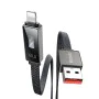 Кабел Rythm Series – Mcdodo (CA-4970) – USB-A → Lightning, 3A, LED дисплей, 1.2m – Черен