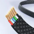 Кабел Rythm Series – Mcdodo (CA-4980) – USB-A → Type-C, 6A, LED дисплей, бързо зареждане, 1.2m – Черен