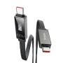 Кабел Rythm Series – Mcdodo (CA-4470) – Type-C → Type-C, 100W, LED дисплей, PD бързо зареждане, 1.2m – Черен