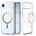 Калъф за iPhone 17 Air - Spigen - Ultra Hybrid MagSafe - Прозрачен/Златен