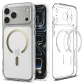 Калъф за iPhone 17 Pro - Spigen - Ultra Hybrid MagSafe - Прозрачен/Златен