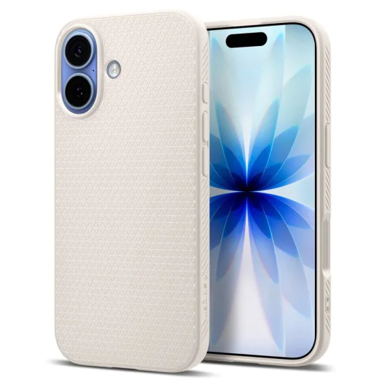 Калъф за iPhone 17 - Spigen - Liquid Air - Натурален титан