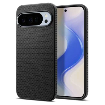 Калъф за Google Pixel 10 Pro XL - Spigen - Liquid Air - Матирано Черен