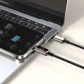 Кабел за данни – Mcdodo (CA-6680) – с дишаща LED светлина, USB-C → USB-C, Auto Power Off, 100W, 1.2m – Черен
