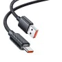 Кабел за данни – Mcdodo (CA-3650) – Type-C → USB-A, прозрачен дизайн, 100W, 1.2m – Черен