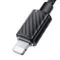 Кабел за данни – Mcdodo (CA-3660) – Type-C → Lightning, прозрачен дизайн, 36W, 1.2m – Черен