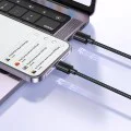 Кабел за данни – Mcdodo (CA-3660) – Type-C → Lightning, прозрачен дизайн, 36W, 1.2m – Черен