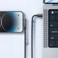 Кабел за данни – Mcdodo (CA-3390) – USB-C → Lightning, 90° дизайн, 36W, прозрачен дизайн, 1.2m – Черен