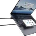 Кабел Self-Winding Series – Mcdodo (CA-2000) – USB-C → USB-C, 60W, бързо зареждане, 1.2m – Черен
