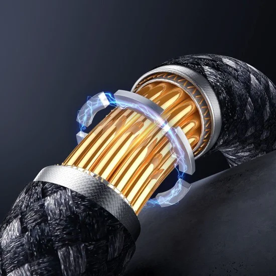 Кабел Self-Winding Series – Mcdodo (CA-2000) – USB-C → USB-C, 60W, бързо зареждане, 1.2m – Черен
