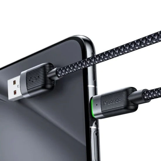 Кабел Self-Winding Series – Mcdodo (CA-5650) – USB-A → USB-C, 6A, 1.2m – Черен